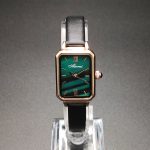 Retro fashion square green plate women's watch, niche quartz women's watch-YBN-25