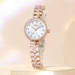 Mermaid watch women's light luxury diamond small dial ladies watch-YBN-23 - Image 2
