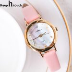 Watch girl student's casual leather watch quartz watch-KIT-04 - Image 4
