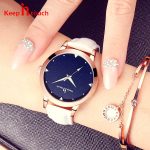 Fashion Simple Star Belt Watch Ladies Quartz Watch-KIT-06 - Image 6
