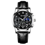 Multifunctional three-eye six-needle quartz watch, fashion business calendar men's watch-YBN-05 - Image 11