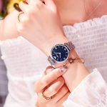 Gypsophila quartz women's watch, fashionable diamond-encrusted women's watch-YBN-16 - Image 9