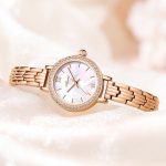 Light luxury diamond-studded niche women's watch, fashionable mother-of-pearl small dial women's watch-YBN-13 - Image 3