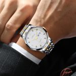 Dual calendar men's watch, business simple light luxury waterproof watch-YBN-06 - Image 5