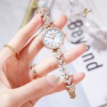 Mermaid watch women's light luxury diamond small dial ladies watch-YBN-23 - Image 3