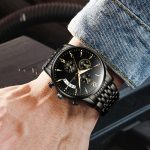 Three-eye six-needle fashion men's watch, calendar business watch-YBN-09 - Image 3