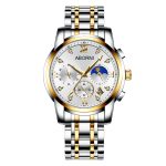 Multifunctional three-eye six-needle quartz watch, fashion business calendar men's watch-YBN-05 - Image 3