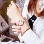 Mermaid watch women's light luxury diamond small dial ladies watch-YBN-23 - Image 4