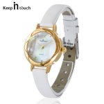 Watch girl student's casual leather watch quartz watch-KIT-04