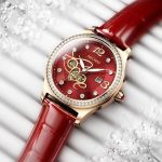 Love Heart Hollow Diamond Ladies Watch, Fashion Calendar Watch-YBN-08 - Image 4