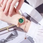 Light luxury diamond-studded niche women's watch, fashionable mother-of-pearl small dial women's watch-YBN-13 - Image 6