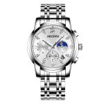 Multifunctional three-eye six-needle quartz watch, fashion business calendar men's watch-YBN-05 - Image 6