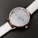 Waterproof Flowing Crystal Watch Fashion High Sense Light Luxury Women's Watch-YBN-14 - Image 9