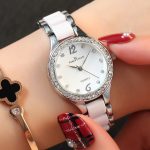 Diamond Ladies Watch Fashion Student Ceramic Quartz Watch-KIT-18 - Image 3