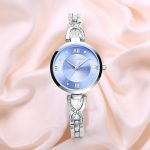 Fashion diamond-encrusted women's watch, simple girly heart quartz watch-KIT-16 - Image 5