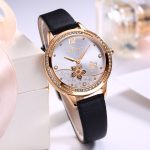 Simple Temperament Diamond Decoration Fashion Girls Waterproof Belt Quartz Watch-KIT-05 - Image 3